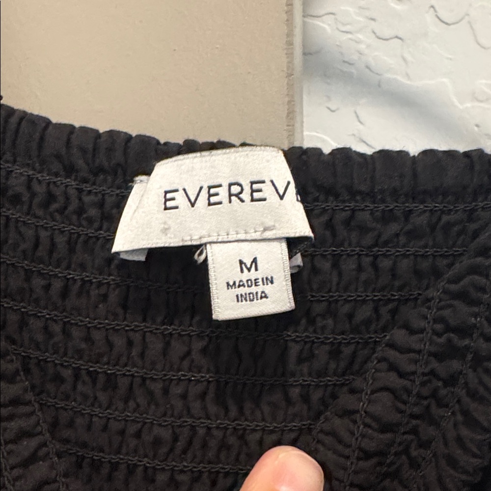 Evereve Smocked Embroidered Dress - Picture 5 of 6